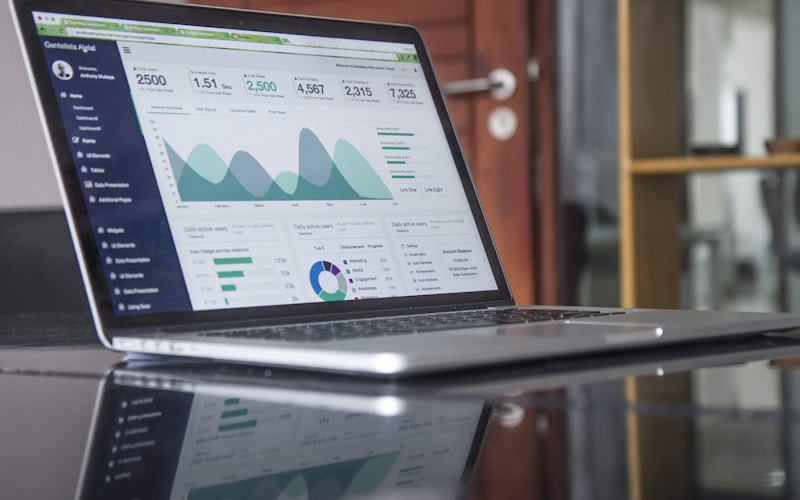 Dashboard analytics showing refund protection conversion rate data